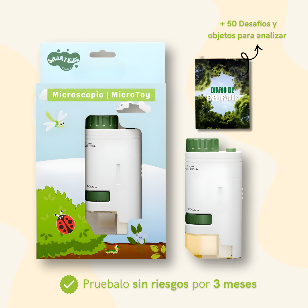 MicroZoom Kids™ - Microscopio portátil para niños