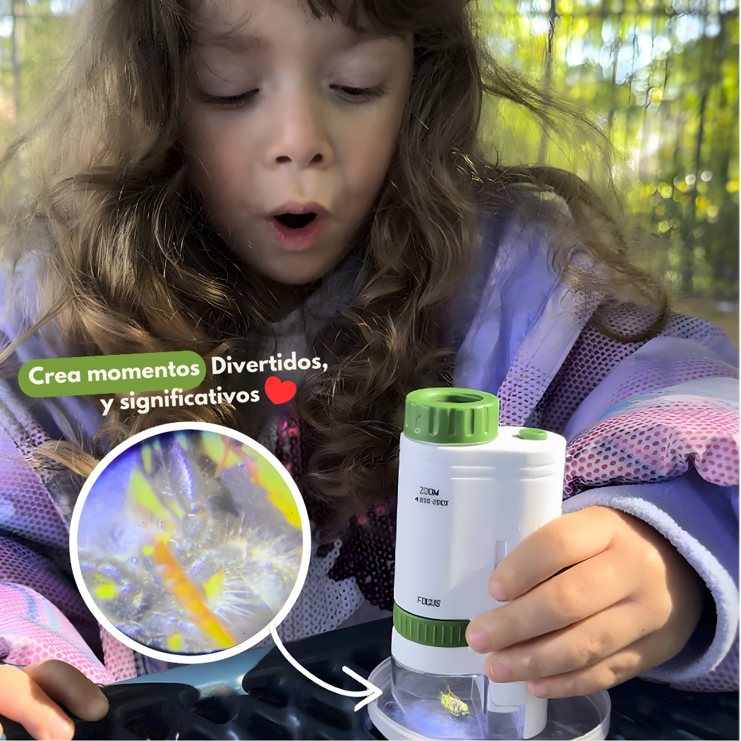 MicroZoom Kids™ - Microscopio portátil para niños